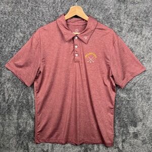 Swannies Duluth Bulldogs Golf Polo Shirt Mens Large Athletic Performance